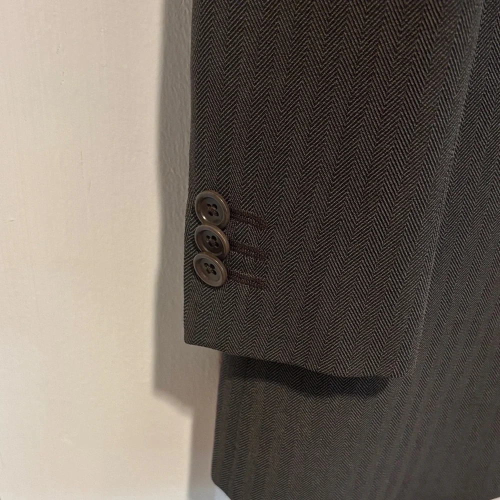 Armani Collezioni elegant Black Men's Suit 38R - Picture 4 of 11
